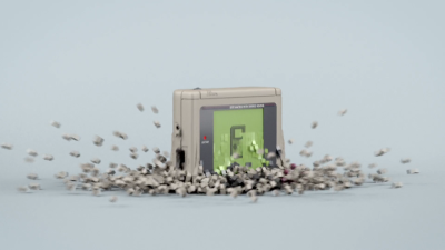 Still image of Nintendo Game Boy / 3D Model & Animation. by teamcooper.tv