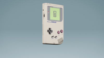 Still image of Nintendo Game Boy / 3D Model & Animation. by teamcooper.tv