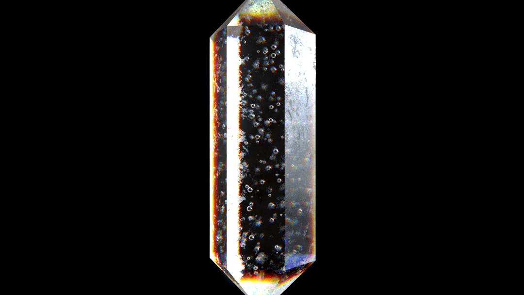 Rotating Crystal by Ali Wayne, a nominee on Motion Design Awards