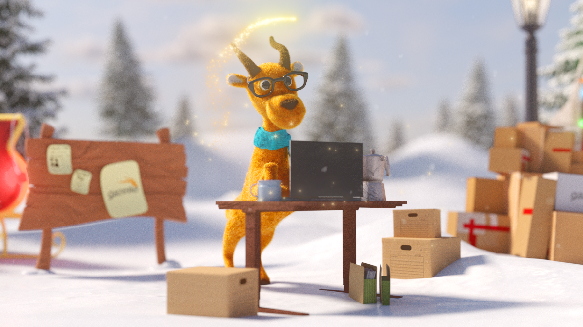 Meet Gary, Santa’s gazelle by Javich & Co., a nominee on Motion Design Awards