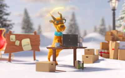 Still image of Meet Gary, Santa’s gazelle by Javich & Co.