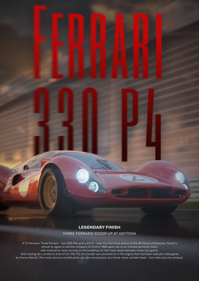 Still image of Ferrari 330P4 Tribute by LIM EUISOO