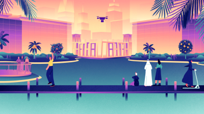 Still image of Dubai Internet City - Where minds click by Magali Garcia