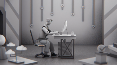 Still image of Stanford University. Intro for TreeHacks by Collby Graphics