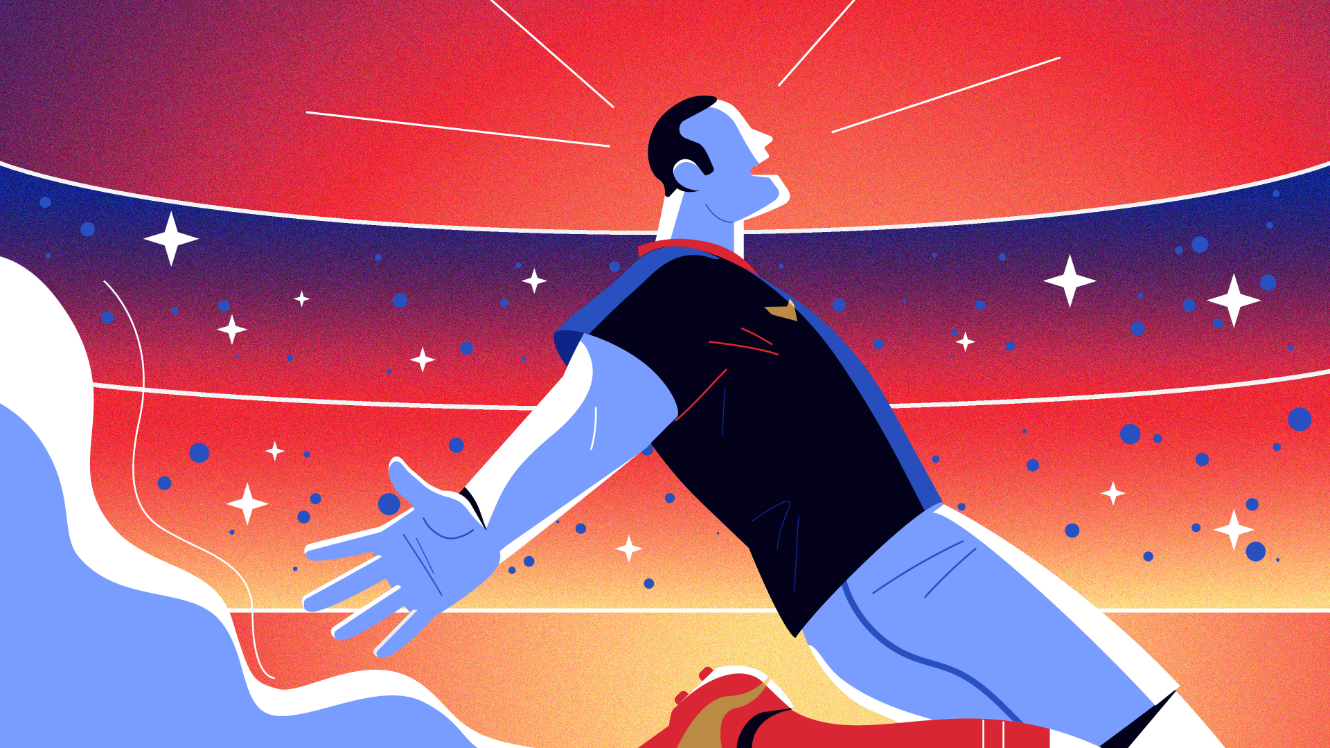 French Football Federation - Inspirationnal explainer video by Sébastien Vincent, a nominee on Motion Design Awards