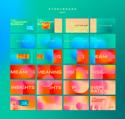 Still image of Concept Bureau Talks Broadcast Motion Design by the unicorn