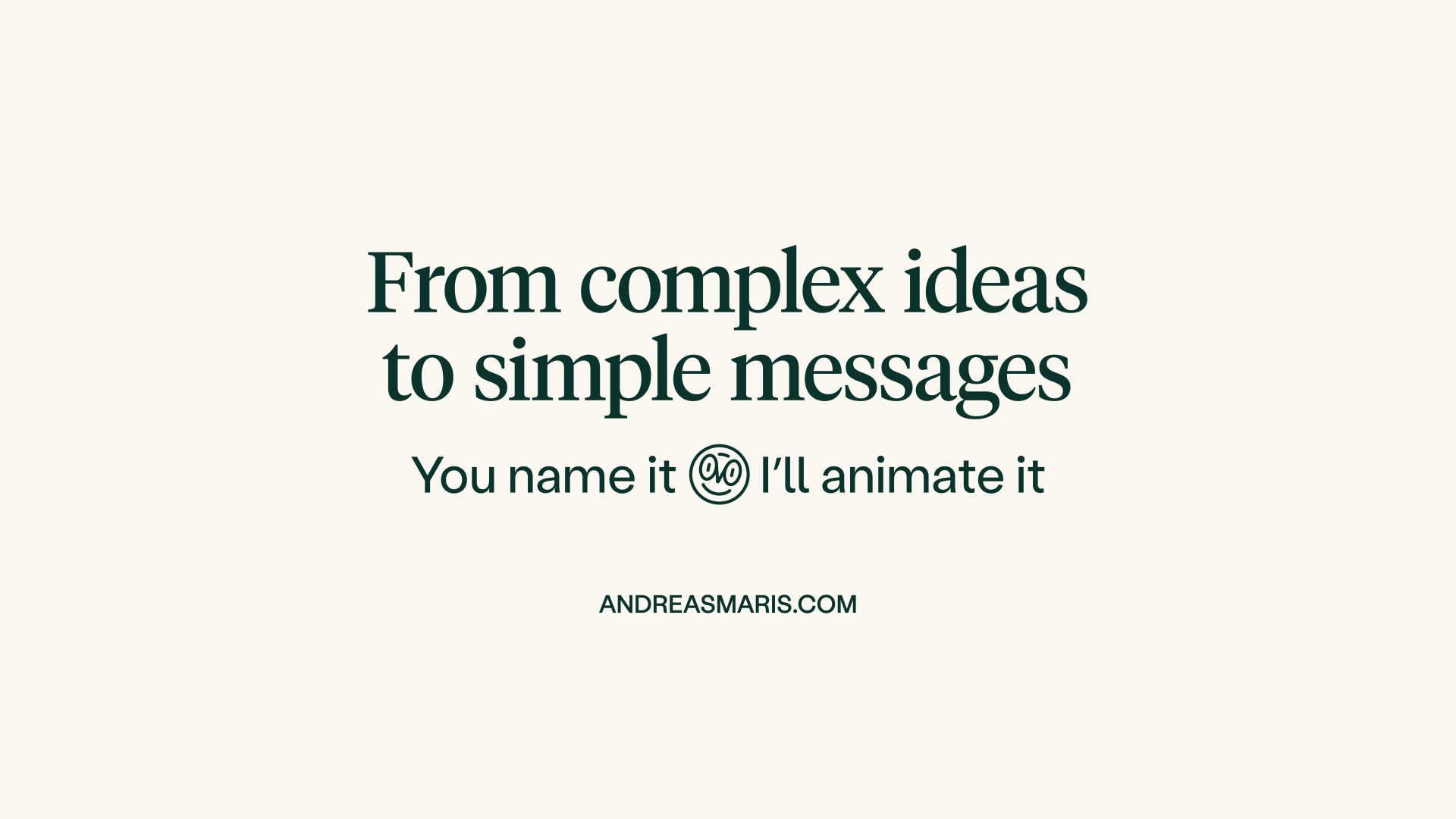 Andreas Maris - Visual Identity Refresh by Andreas Maris, a nominee on Motion Design Awards