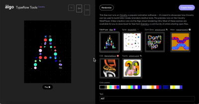 Still image of Typeflow — Algo Cavalry Demos by Algo