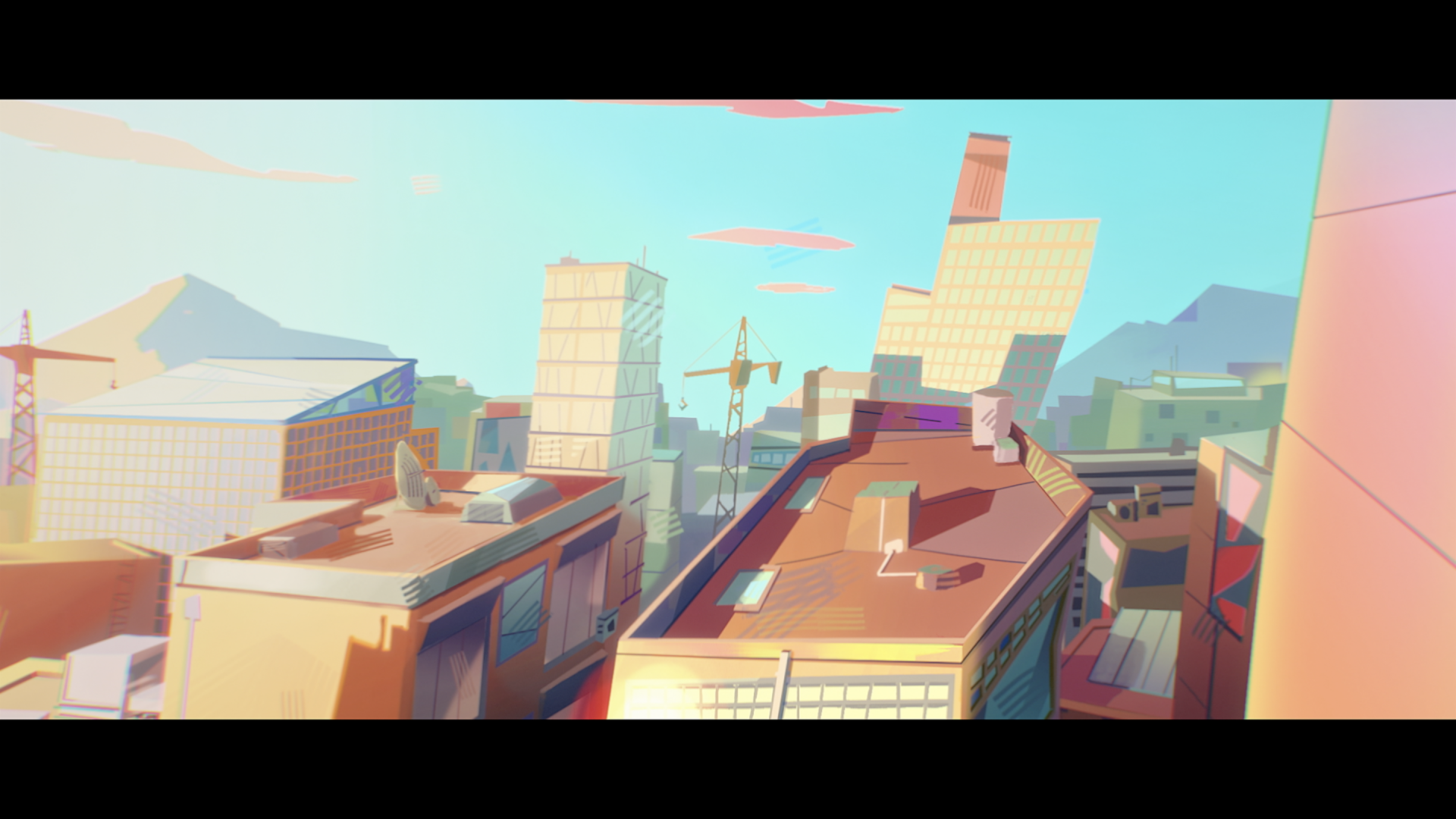 Scenes from an Urban Sunset by Raxo, a nominee on Motion Design Awards