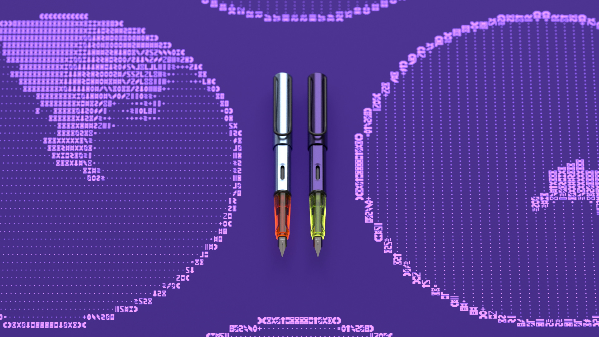 LAMY al-star / denim & aubergine / special edition 2025 by Büro Achter April / Michael Fragstein, a nominee on Motion Design Awards