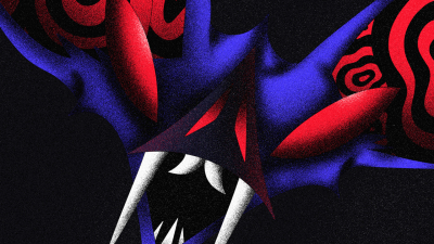 Still image of MTV 'Hyper Sonar' Halloween Ident by Ocular Lab