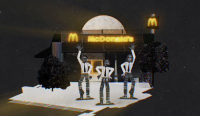 Still image of McDonald's against gender-based violence by Ocular Lab