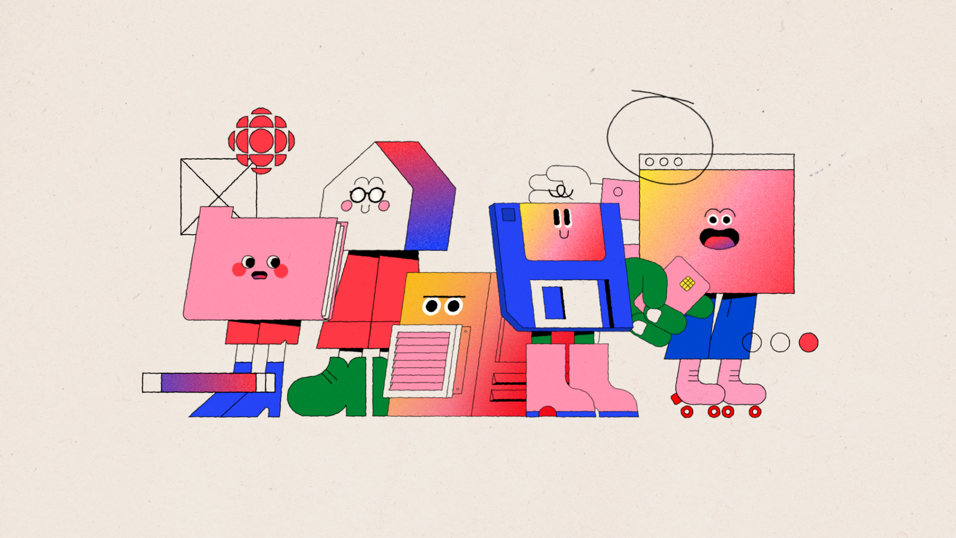 Futur Proche by Gabriel Masella, a nominee on Motion Design Awards