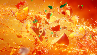 Still image of Panic Lights Up SOURZ by Spinach® Brand With Bold Animated Campaign by Panic Studio