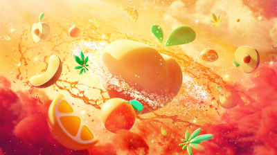 Still image of Panic Lights Up SOURZ by Spinach® Brand With Bold Animated Campaign by Panic Studio