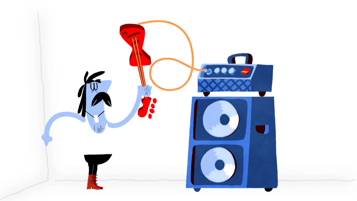 MusiKKreation S01 C02 Rock Bass Player by armvisual, a nominee on Motion Design Awards