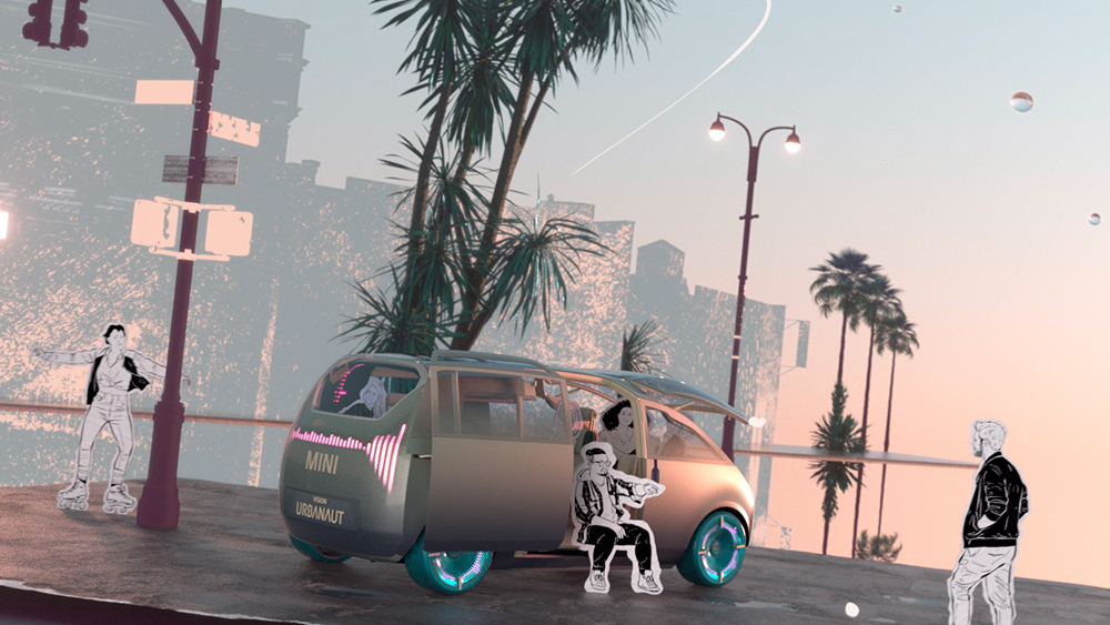 The MINI Vision Urbanaut / Vibe by Aixsponza, a nominee on Motion Design Awards