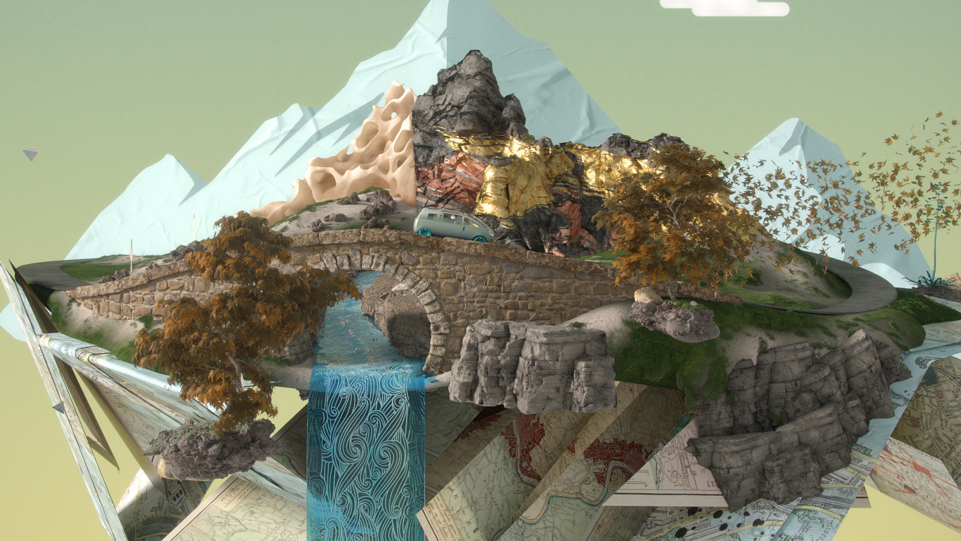 The MINI Vision Urbanaut / Wanderlust by Aixsponza, a nominee on Motion Design Awards