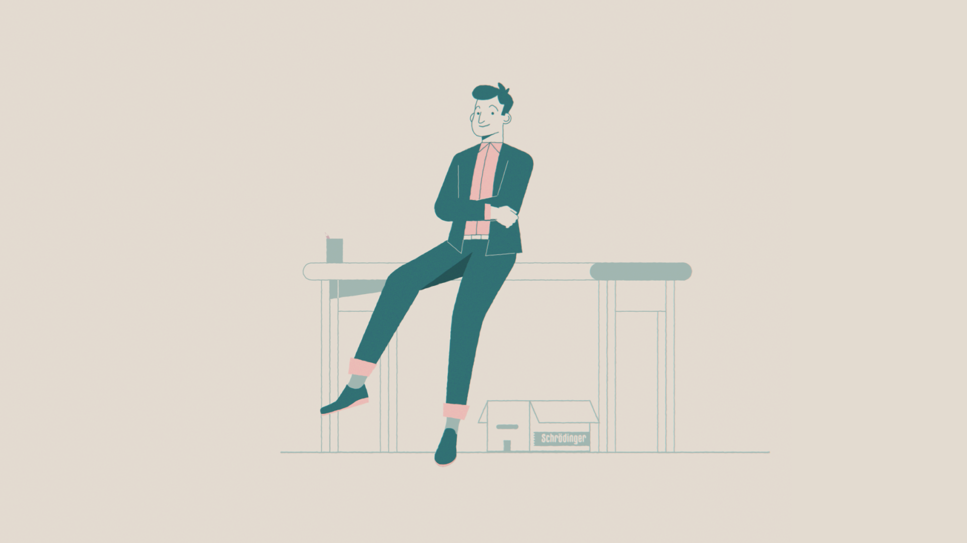 Mr. Logic VS God by Damiano Dzalagonia, a nominee on Motion Design Awards