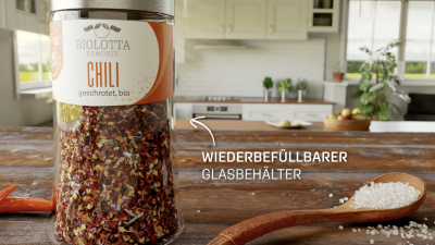 Still image of Hartkorn BioLotta spices | 3D product animation by Picture Colada GmbH