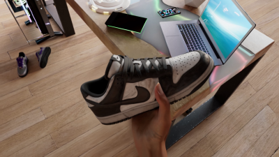 Still image of RTFKT x Nike Dunk Genesis "Void" 3D Printer Video by Already Been chewed