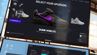 Still image of RTFKT x Nike Dunk Genesis "Void" 3D Printer Video by Already Been chewed