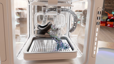 Still image of RTFKT x Nike Dunk Genesis "Void" 3D Printer Video by Already Been chewed