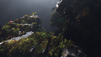 Still image of plume of light by plume.tv