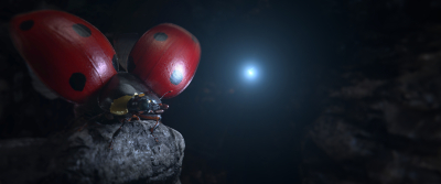 Still image of plume of light by plume.tv