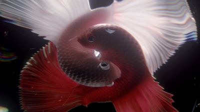 Still image of plume of light by plume.tv