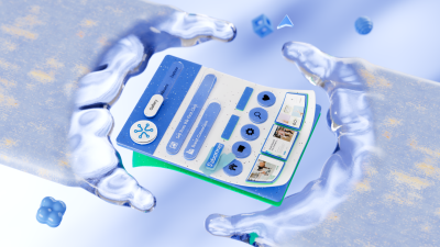 Still image of Weblica — 3D Motion Design for Web Agency by MAX VASELASHKO