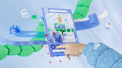 Still image of Weblica — 3D Motion Design for Web Agency by MAX VASELASHKO