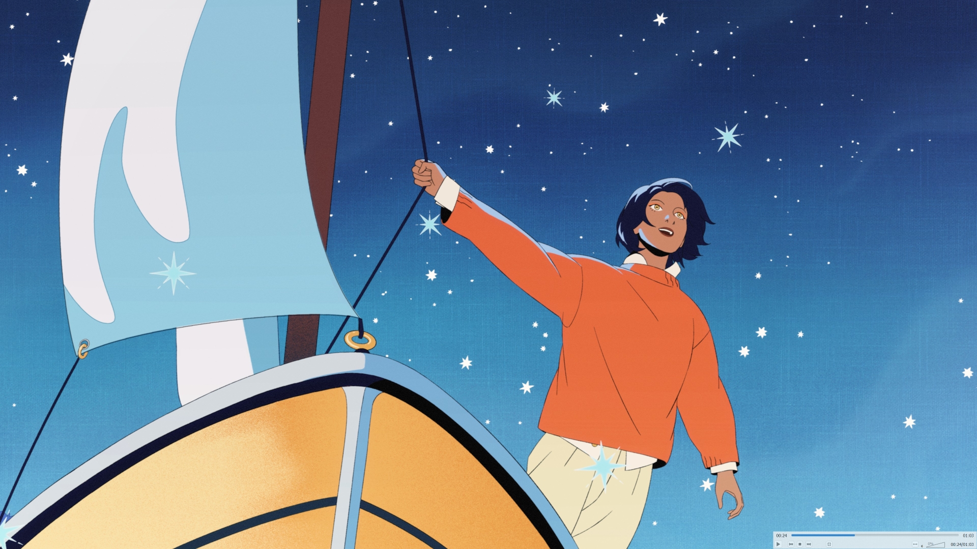 The Indigo Dream by Polvo, a nominee on Motion Design Awards