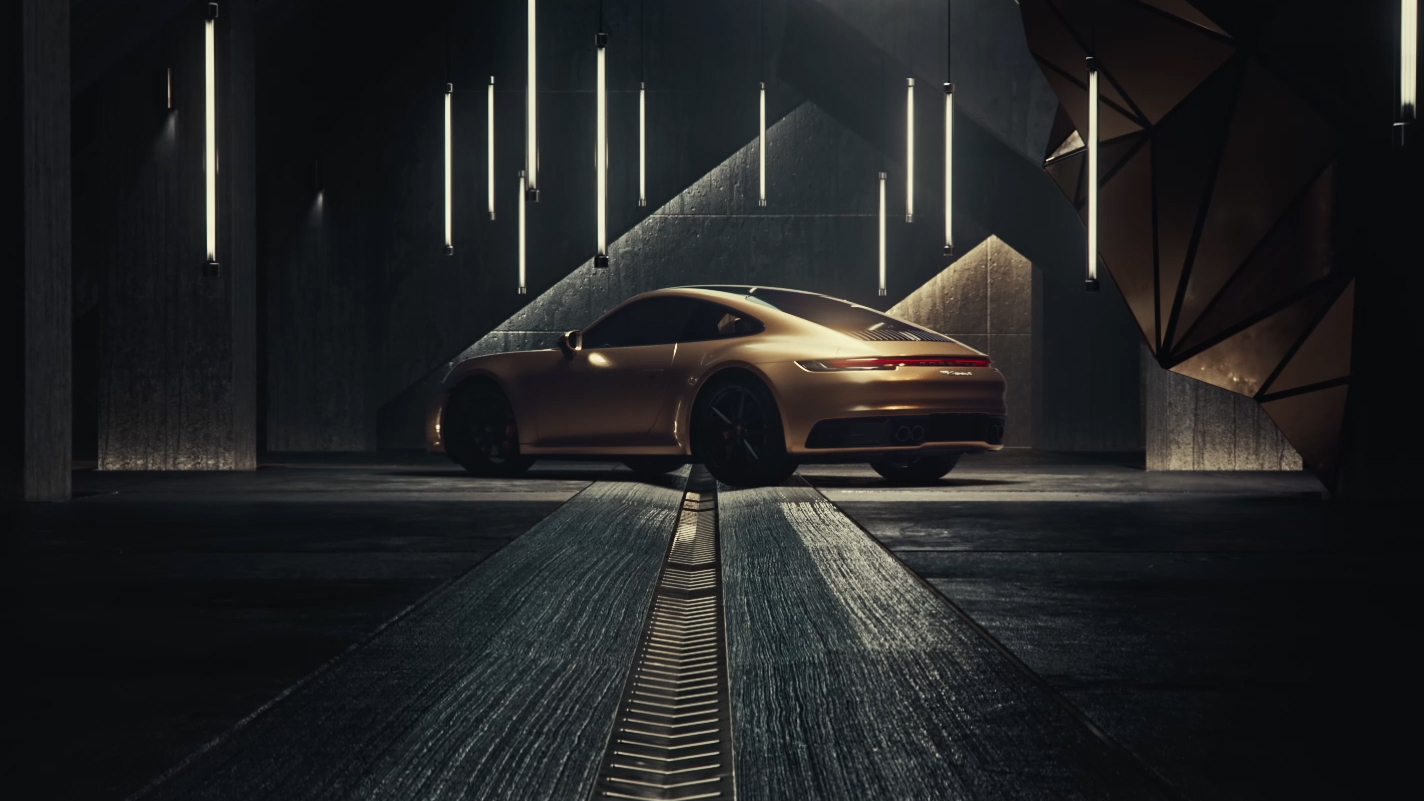 Porsche | The Golden Elegance | Full CG by Mondlicht Studios, a nominee on Motion Design Awards