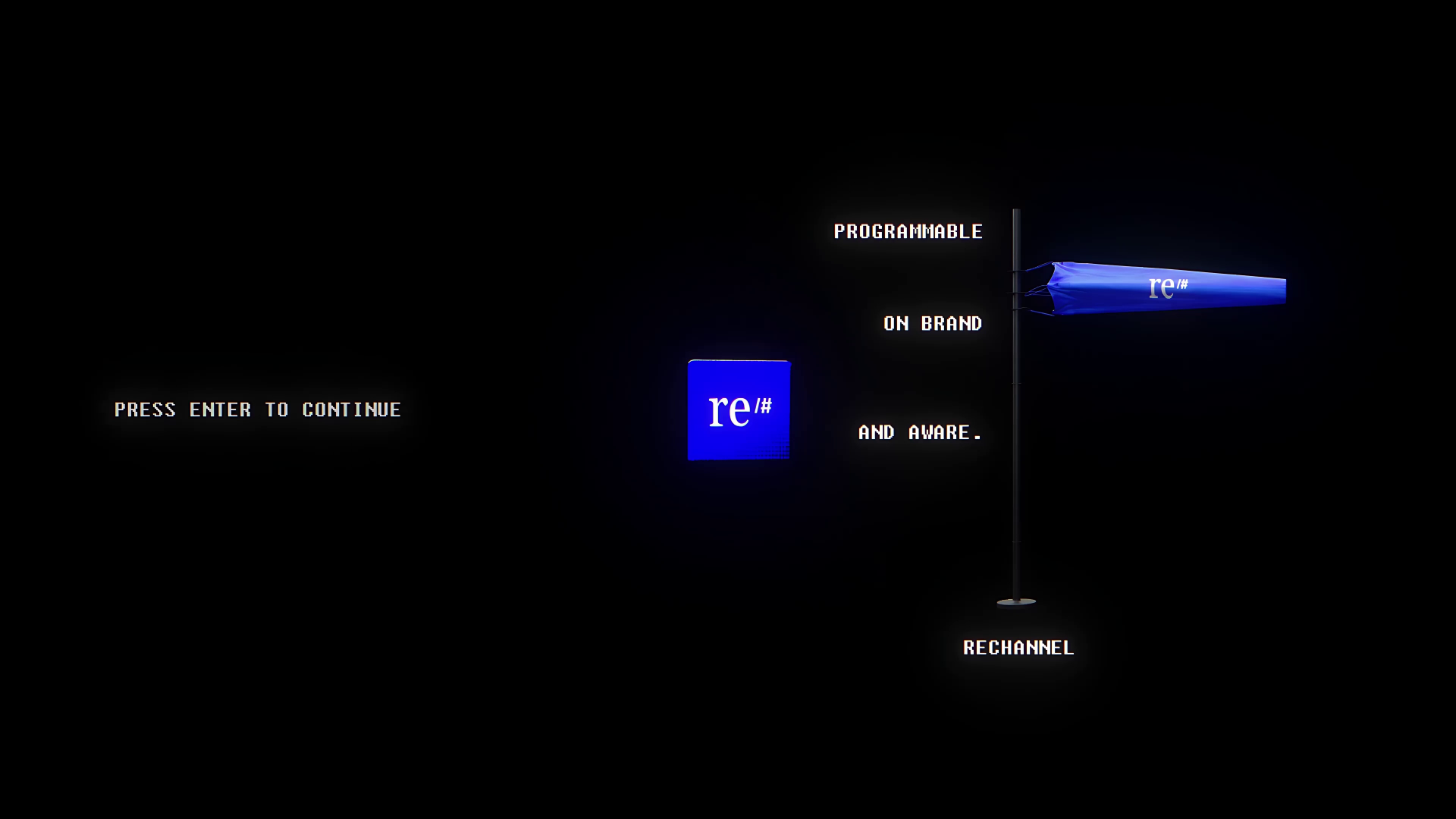 Rechannel by RENDER Entertainment, a nominee on Motion Design Awards