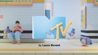 Still image of MTV Ident : Lazy by Laura Sirvent