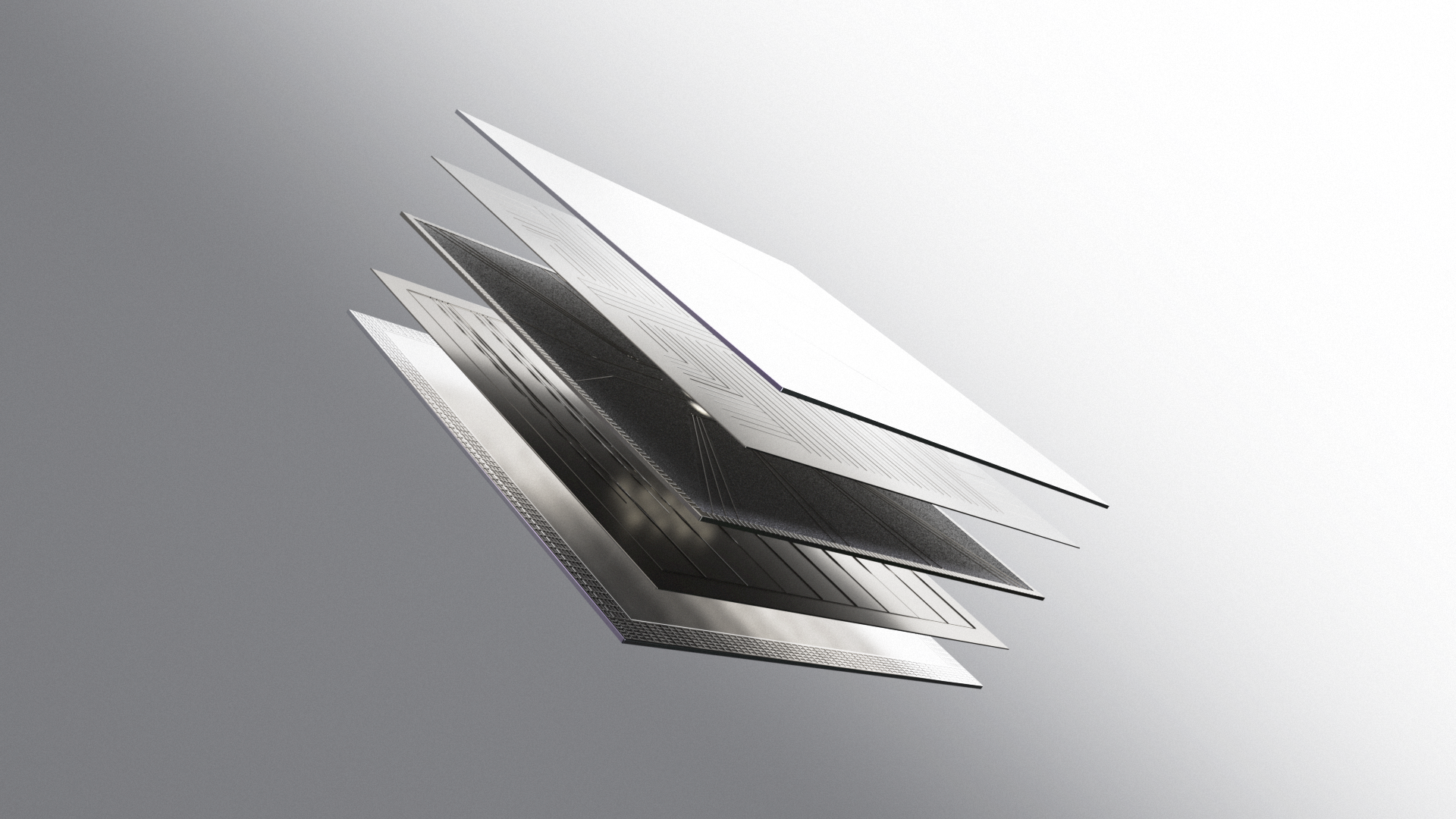 The quantum chip visualization by VIDNOVA, a nominee on Motion Design Awards