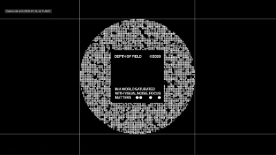 Still image of DOF • Motion Brandbook by Pool Studio
