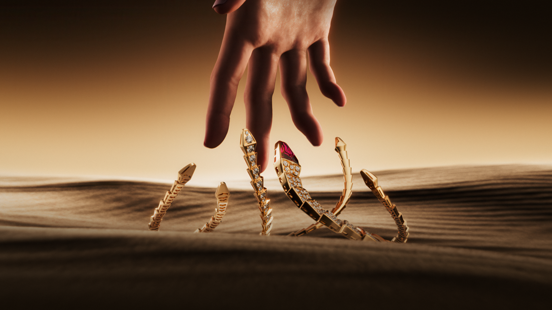 BVLGARI SERPENTI by Vladislav Evdokimov, a nominee on Motion Design Awards