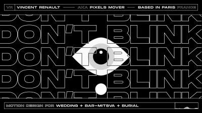 Still image of Motion Reel 2020 | Don't Blink Please by Vincent Renault