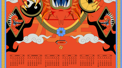 Still image of Dragon Calendar 2024 - Asia by Asia Publicidade