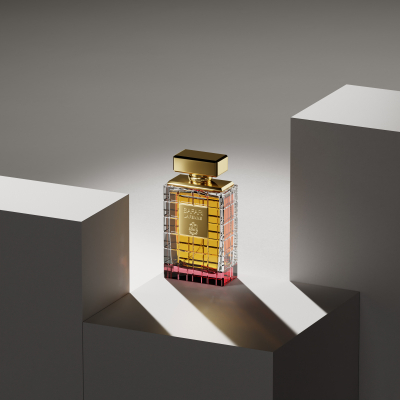 Still image of 3D Product Animation - Safari La Femme Perfume by Van Homsi