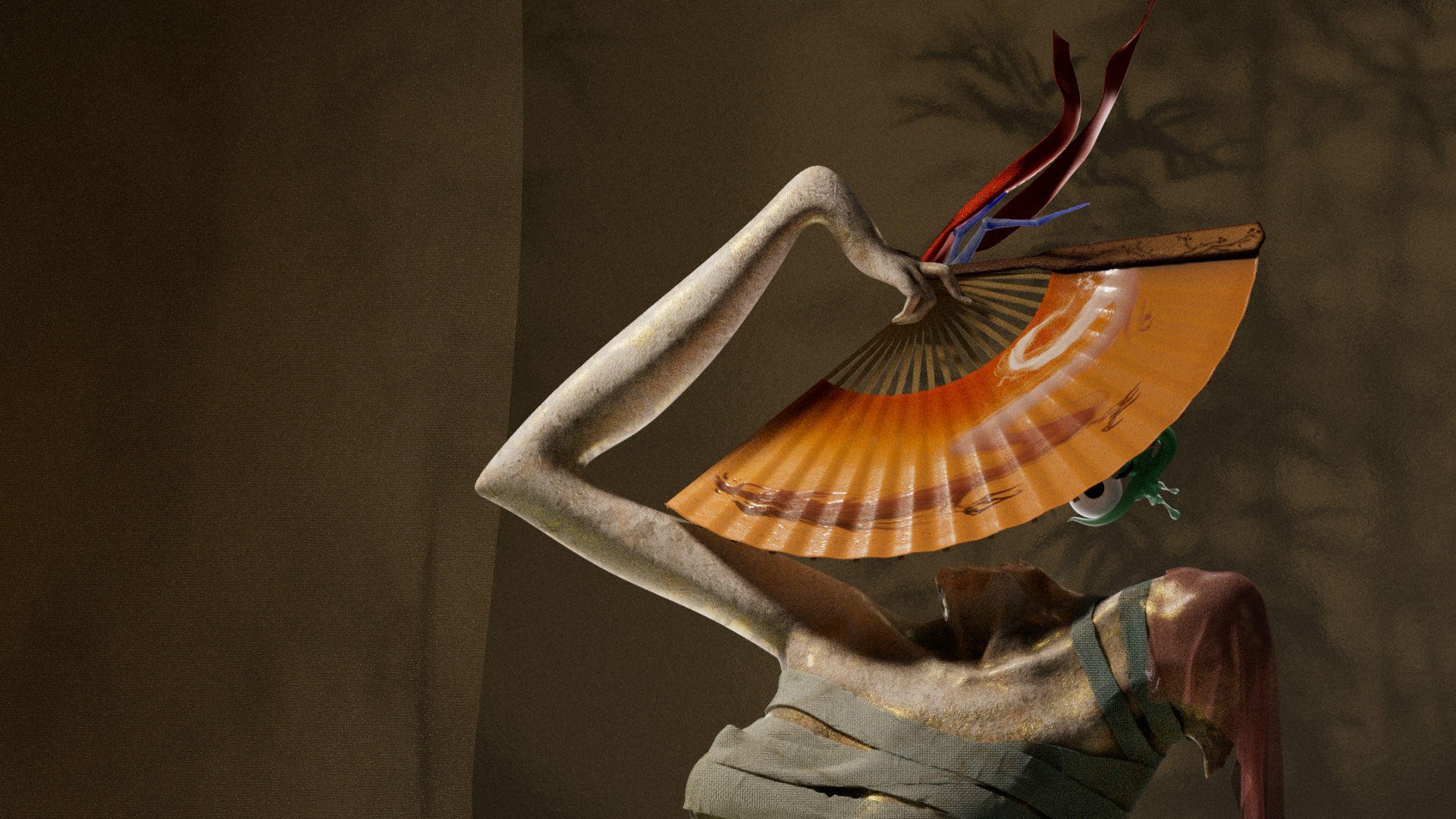 Whispering Winds, Warring Souls by Jiaxin Wu, a nominee on Motion Design Awards
