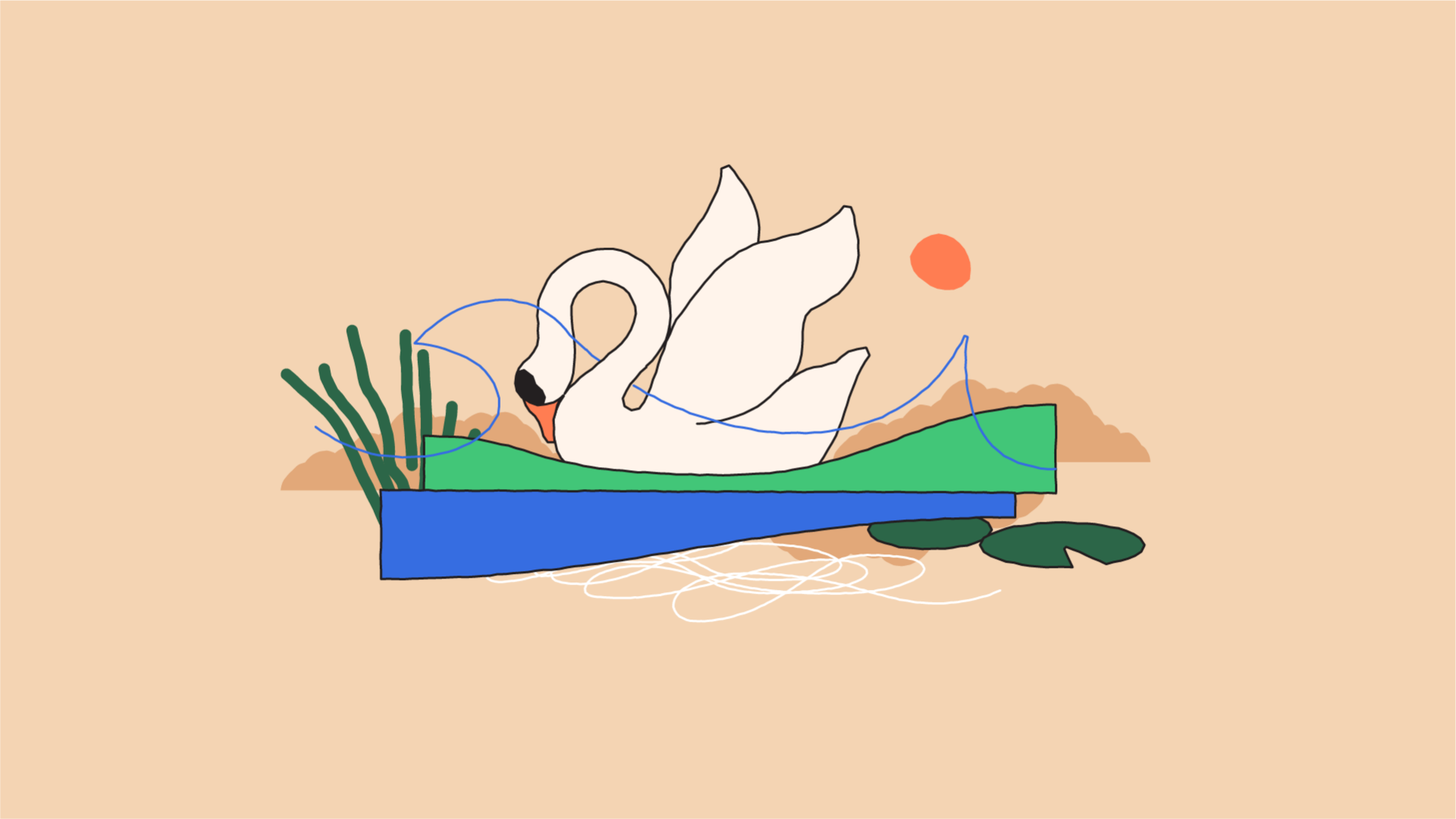 Swans by Wonderlust, a nominee on Motion Design Awards