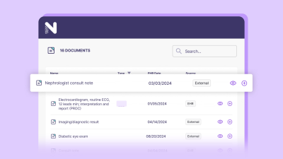 Still image of Navina's AI powered risk adjustment by Paz Roth