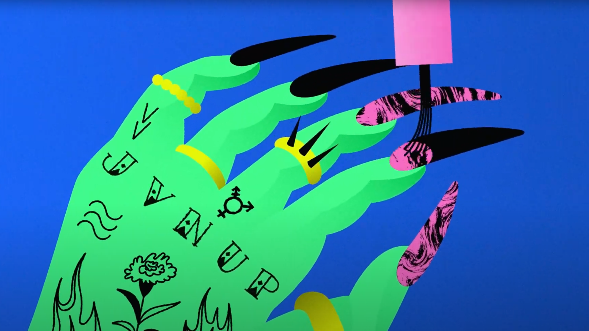 Festivaltrailer Jenseits von Nelken und Pralinen by navos create, a nominee on Motion Design Awards