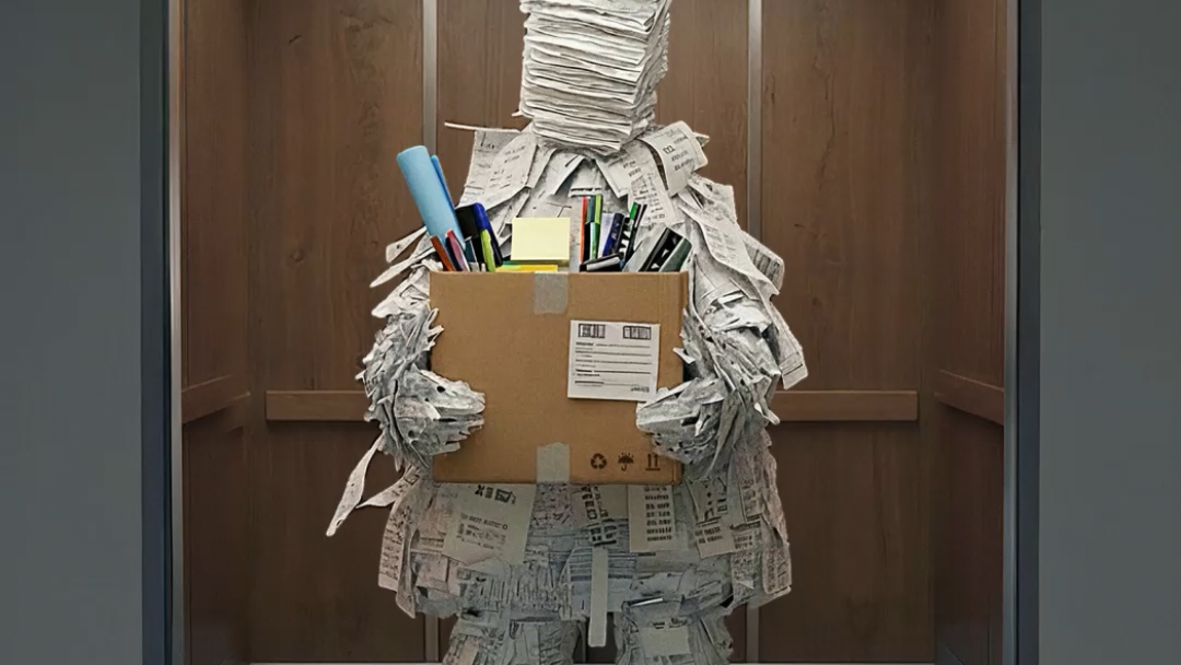 Bureaucracy monster by Finom / Valeriia Dadaian, a nominee on Motion Design Awards