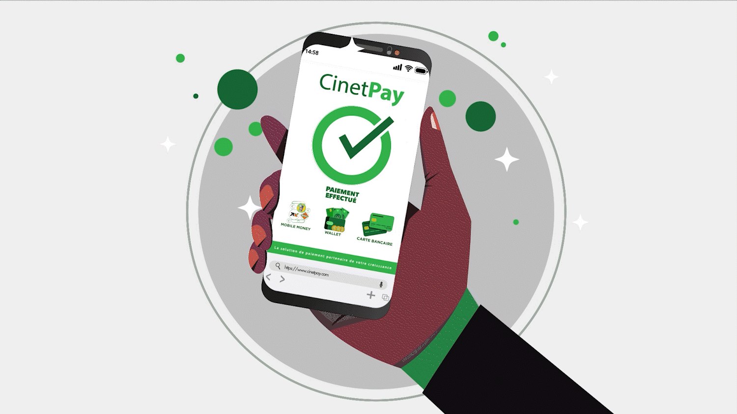 CinetPay by Eliezer Koffi, a nominee on Motion Design Awards