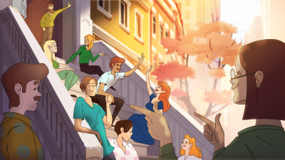 Still image of Orchestra | Frame-by-frame animated commercial by Hound Studio