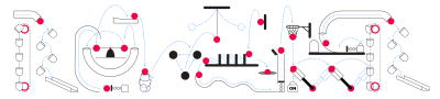 Still image of The ball's journey by Péricles Motion